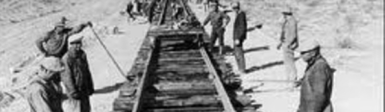 railroad workers--bw